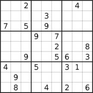 Very Difficult Sudoku Puzzles