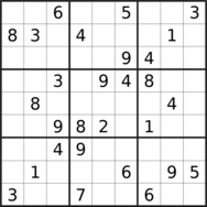 sudoku puzzle published on 2024/04/18