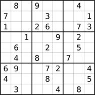 sudoku puzzle published on 2024/04/25