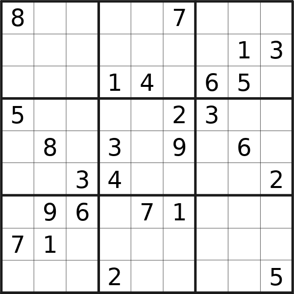 Il sudoku di lunedì 19 agosto 2024