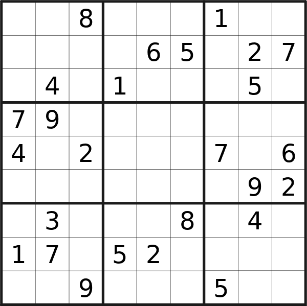 Il sudoku di martedì scorso