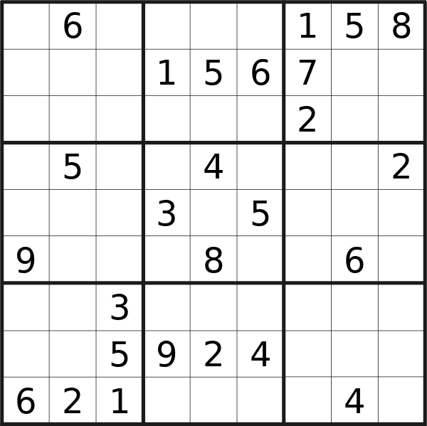 Il sudoku di domenica 20 ottobre 2024