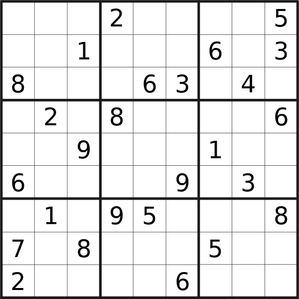 Il sudoku di lunedì scorso