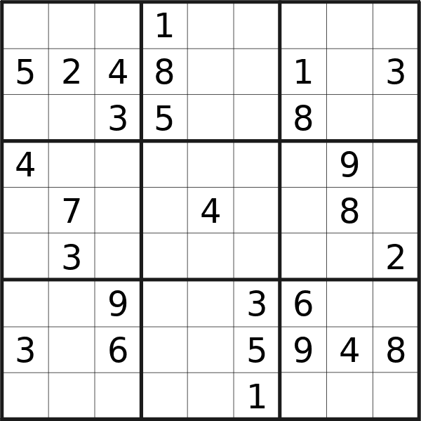 Il sudoku di sabato scorso