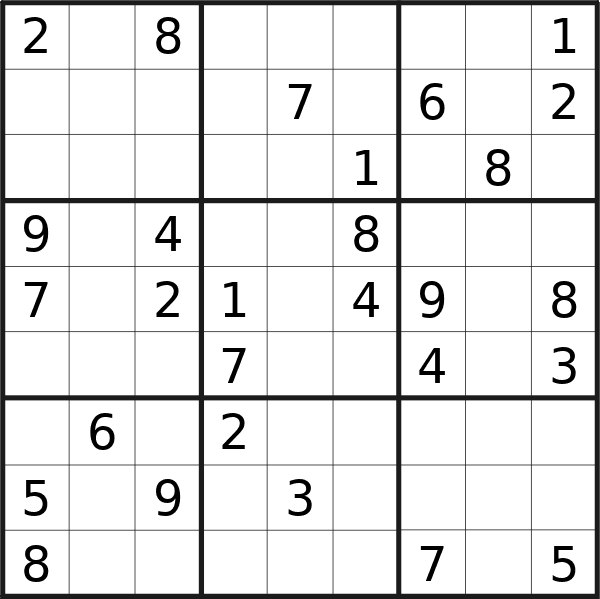 Il sudoku di mercoledì 13 novembre 2024