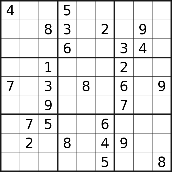 Il sudoku di oggi