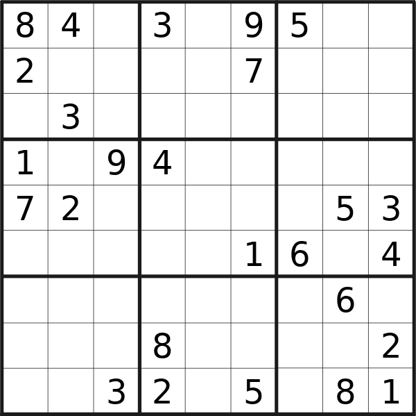 Il sudoku di domenica 8 dicembre 2024