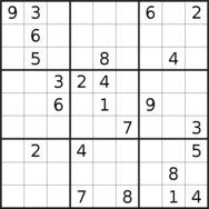 Very Difficult Sudoku Puzzles